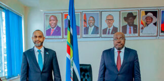 Guddoomiyaha Golaha Shacabka oo Arusha kula kulmay Guddoomiyaha EALA