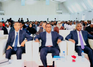 Xamsa Cabdi Barre oo ka qeybgalaya Shirweynaha Qaran ee ka hortagga xagjirnimada
