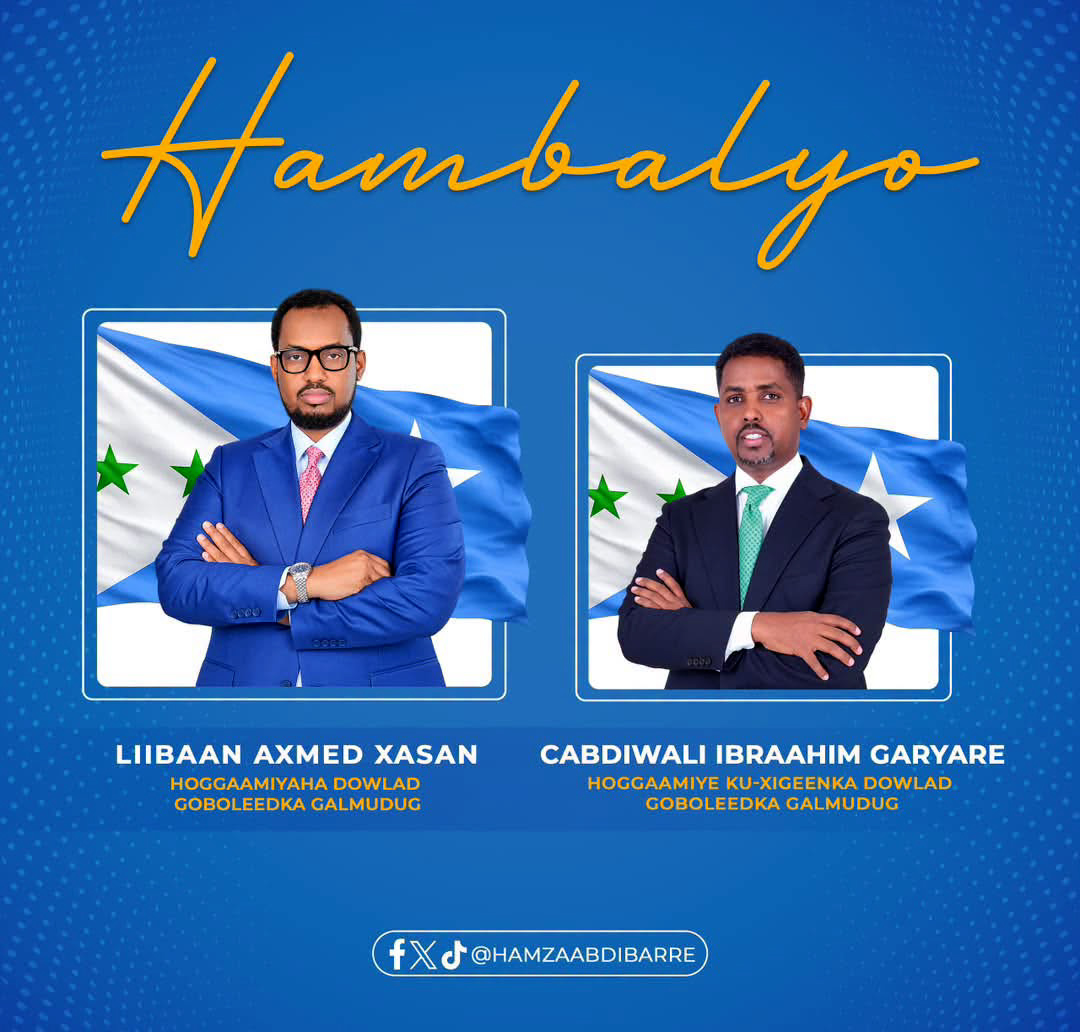 Ra’iisul Wasaare Xamsa Cabdi Barre oo Hambalyo u Diray Hoggaanka Cusub ee Galmudug