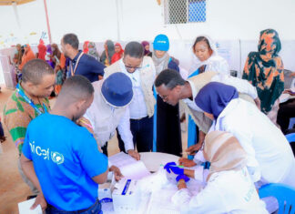Wasaaradda Caafimaadka Galmudug oo Gaalkacyo ku Qaabishay Wafdi Sare oo ka Socday UNICEF