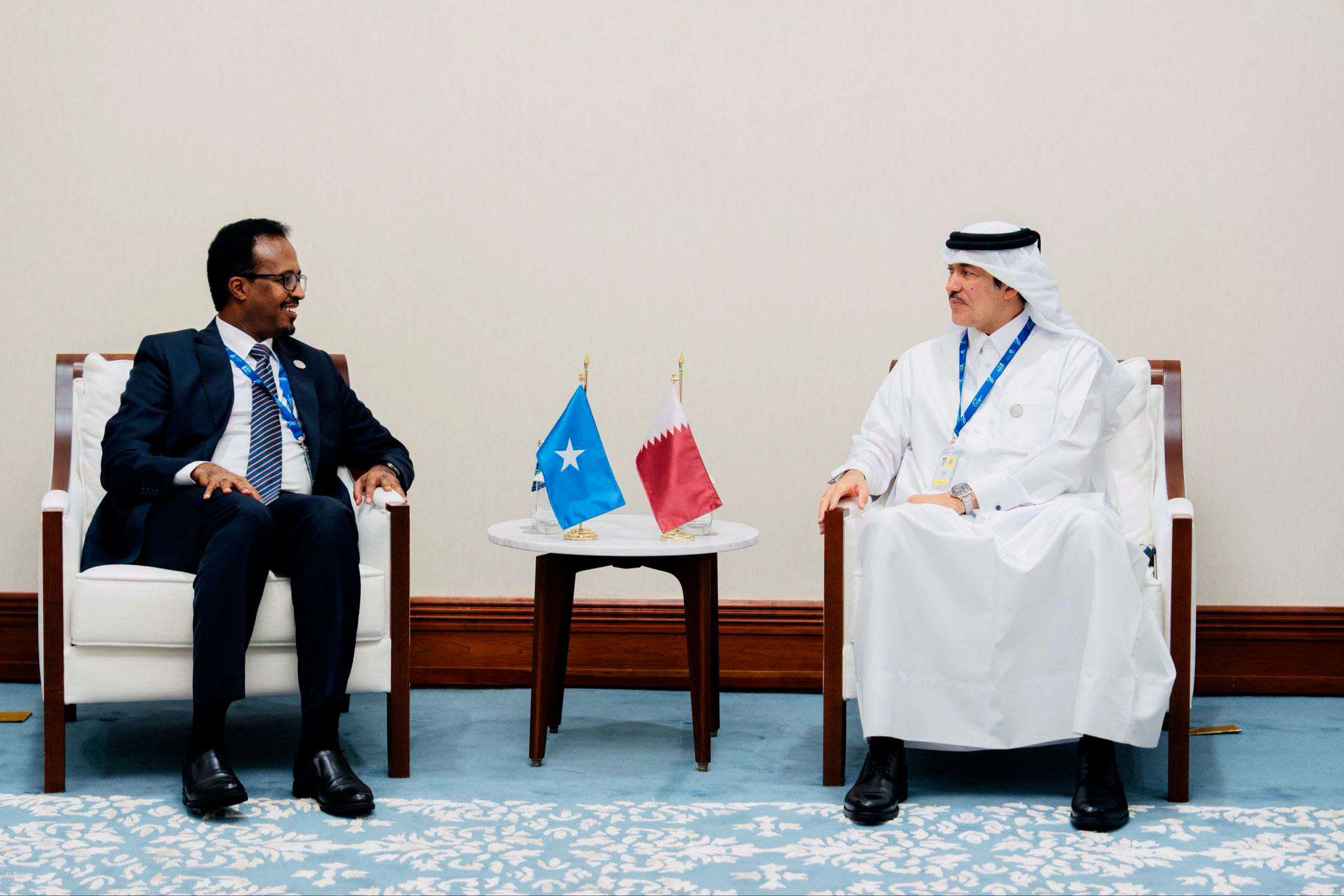Soomaaliya iyo Qatar oo Ka Wada Hadlay Xoojinta Xiriirka Ganacsi iyo Maalgashi